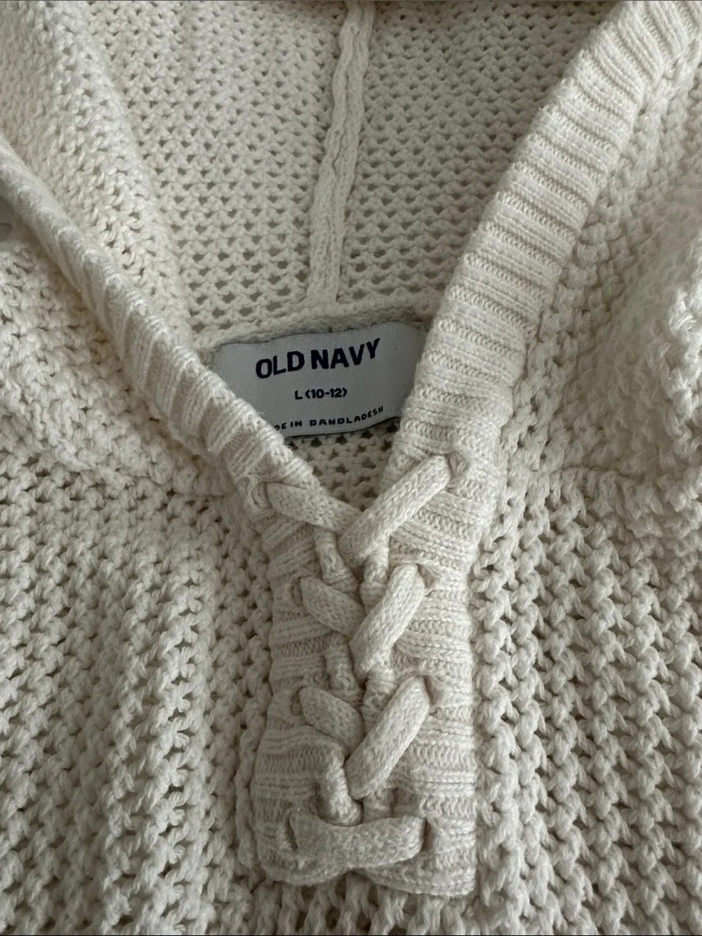 Old Navy cream knit
